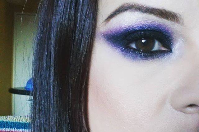 Violet smokeyeye