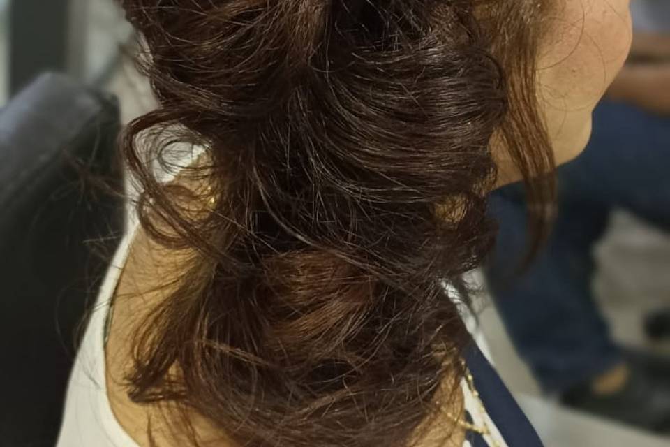 Peinado semirecogido