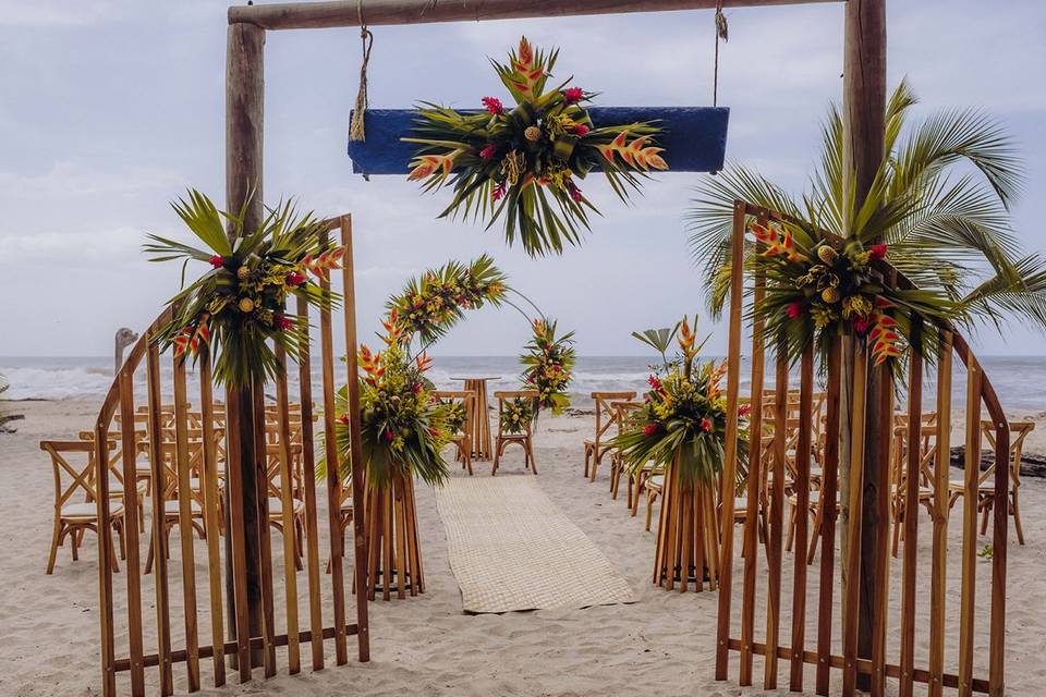 Beach wedding