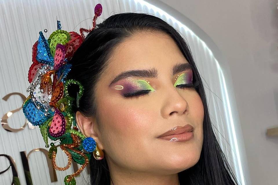 Maquillaje de colores