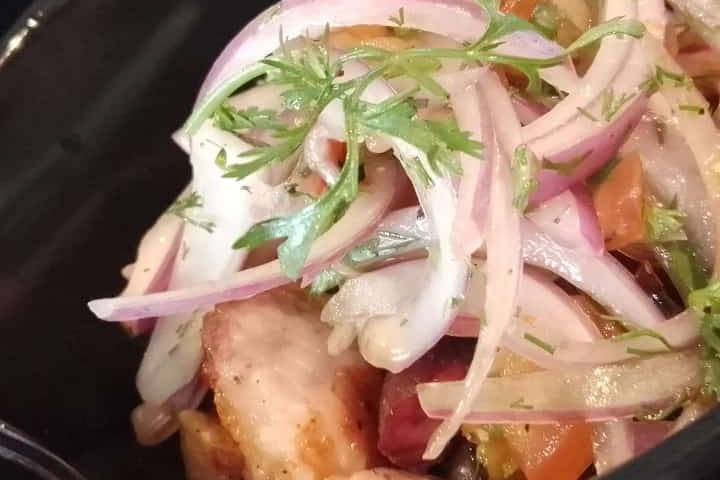 Ceviche de chicharron
