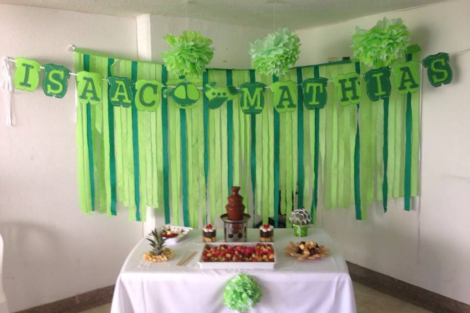 Baby shower mellizos