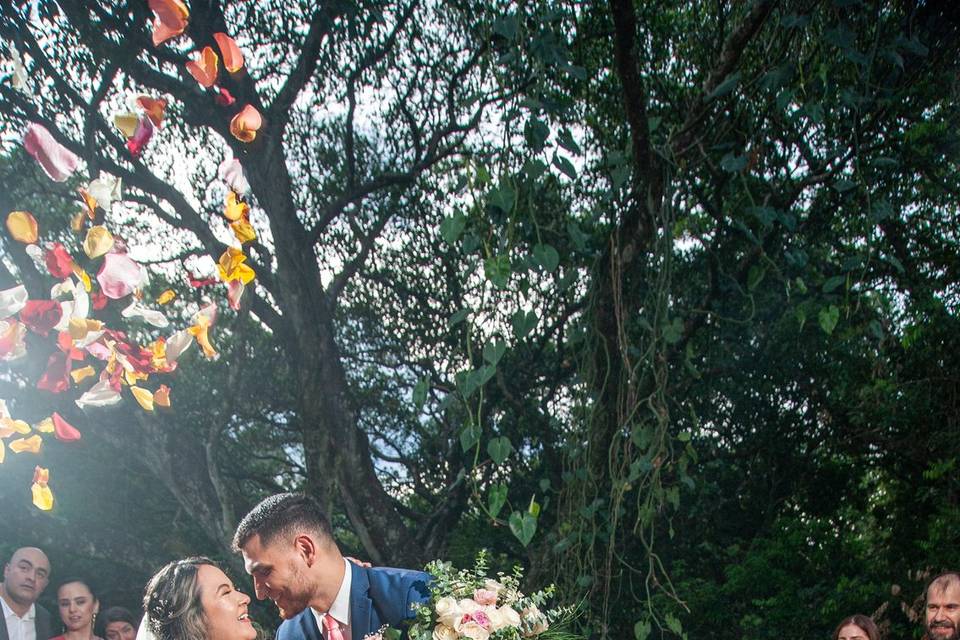 Boda en medio de la naturaleza