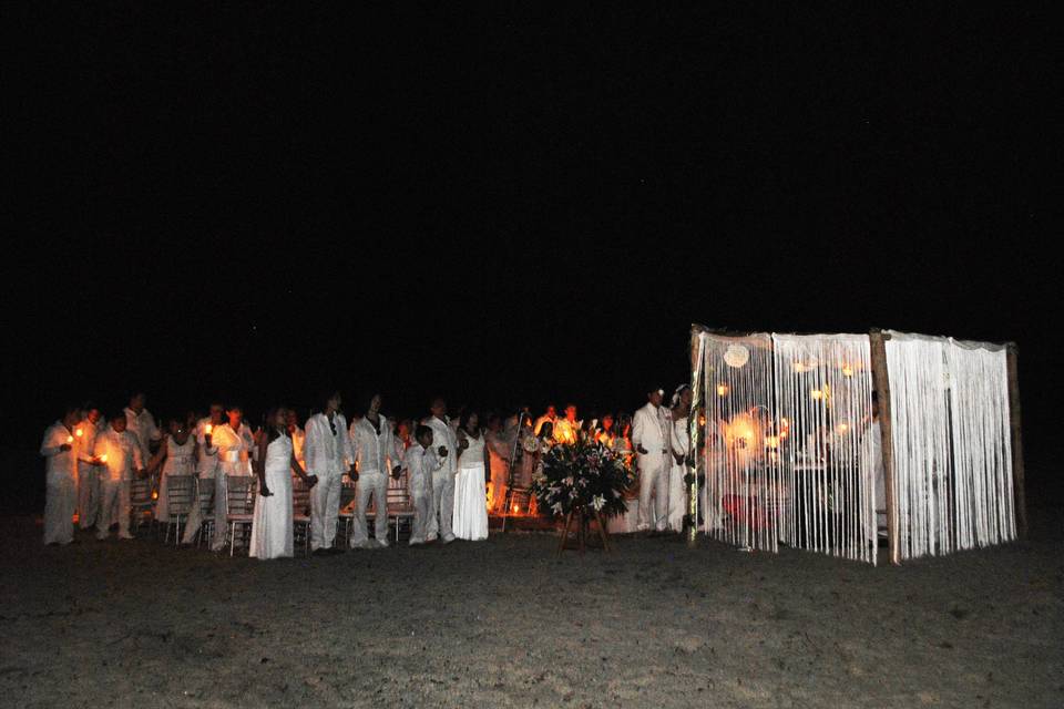 Boda en el Tayrona