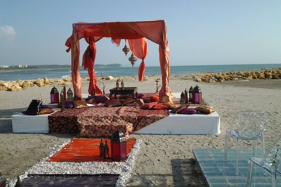 Boda en la playa