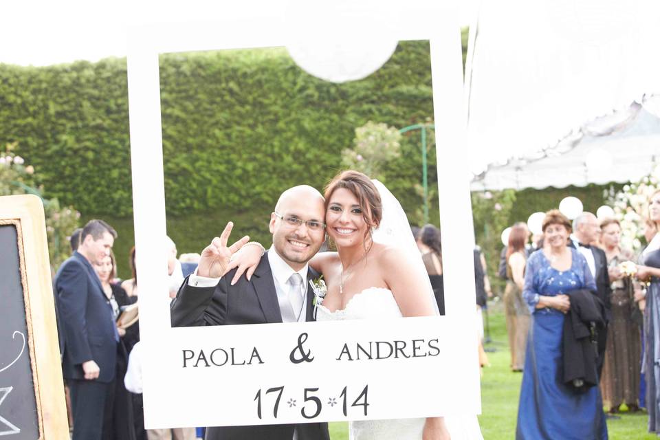 Novios Paola y Andres