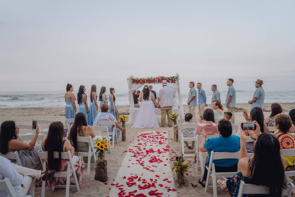 Ceremonia en la playa