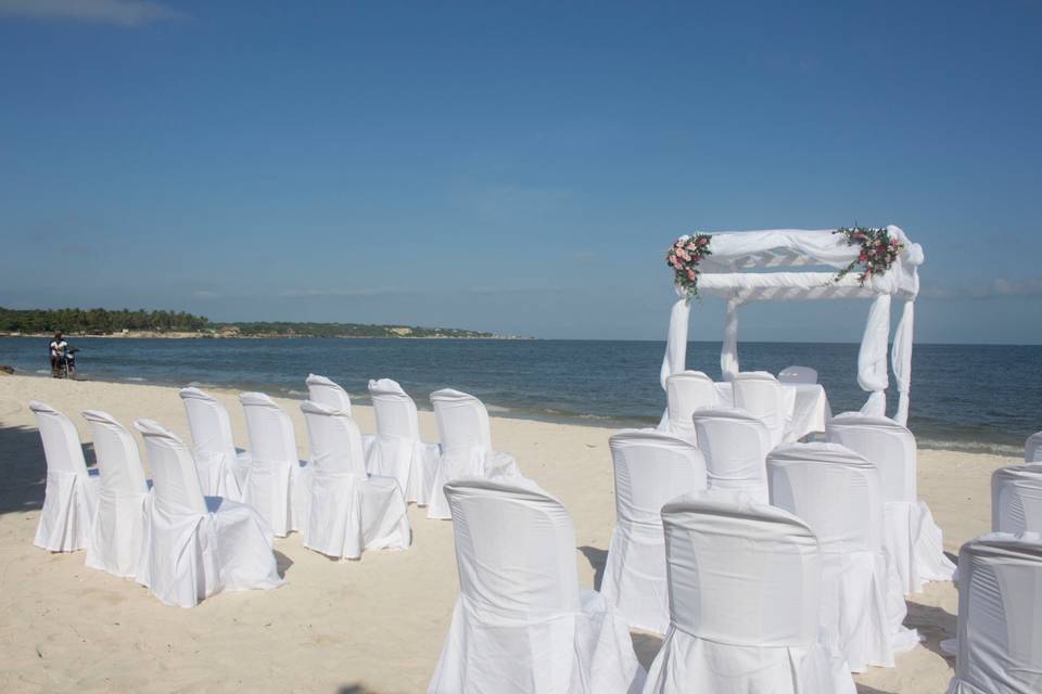 Boda en la playa