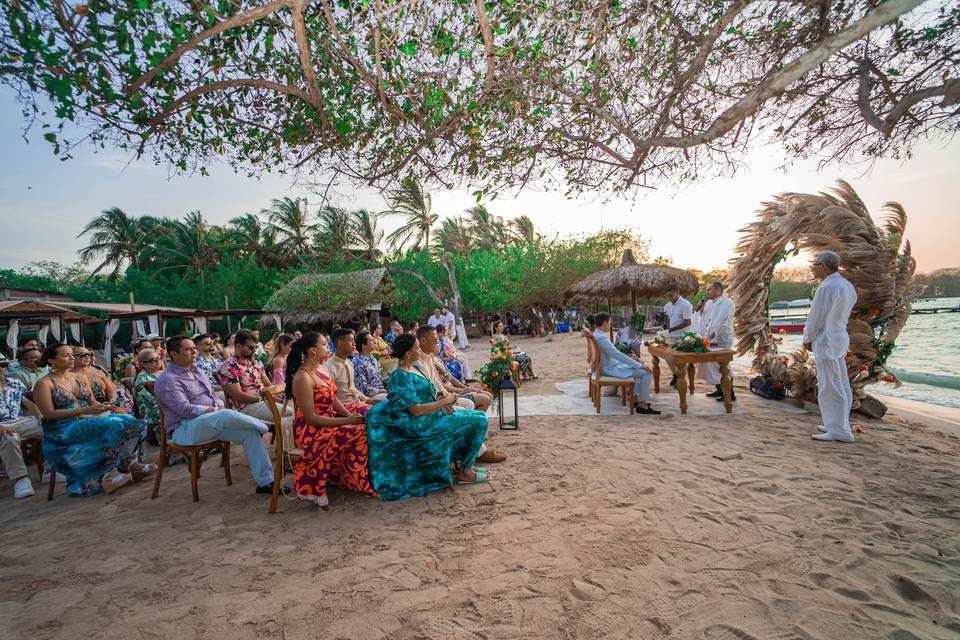 Boda en playa