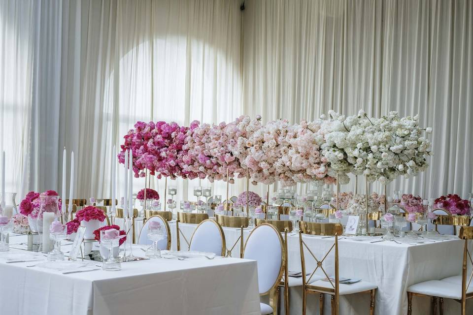 Centros de mesa para la boda