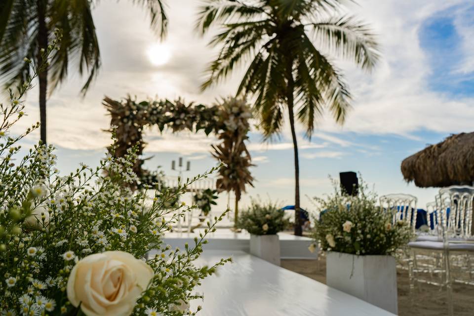 Altar en playa