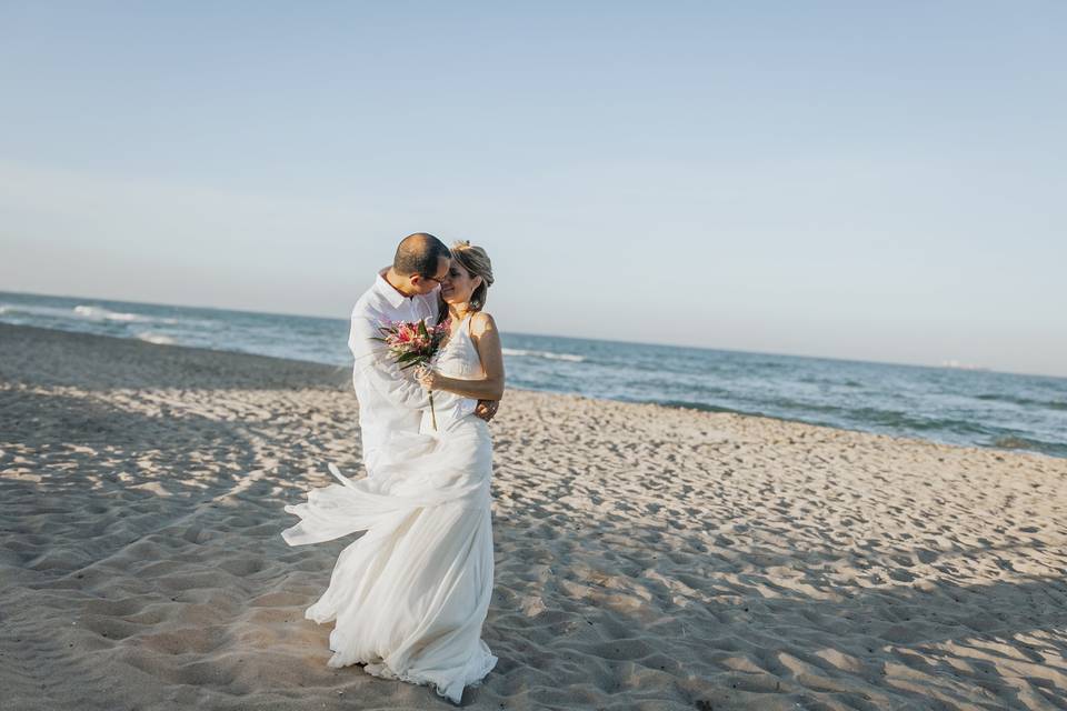 Boda en la playa