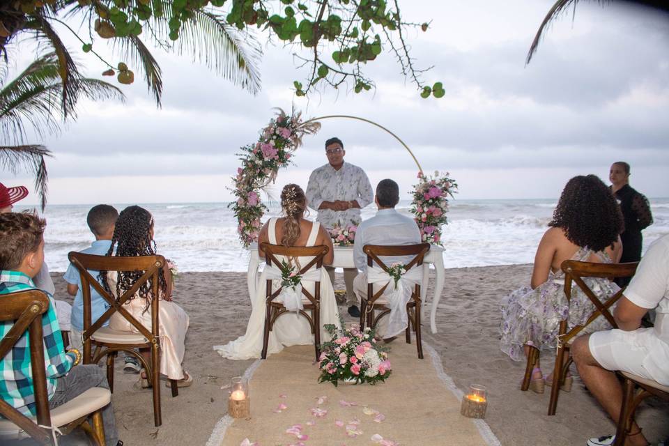 Boda en playa