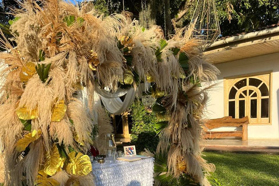 Altar con sillón