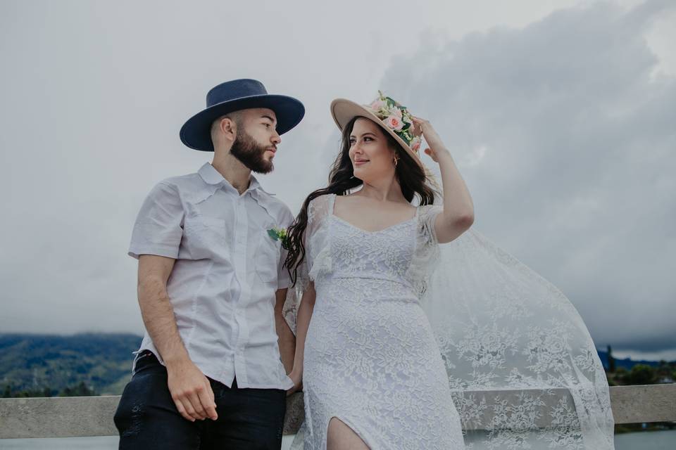 Boda en la naturaleza