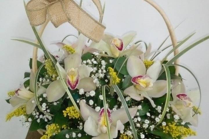 Centro de mesa Orquídeas
