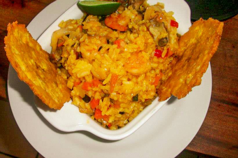 Arroz caldoso a la marinera