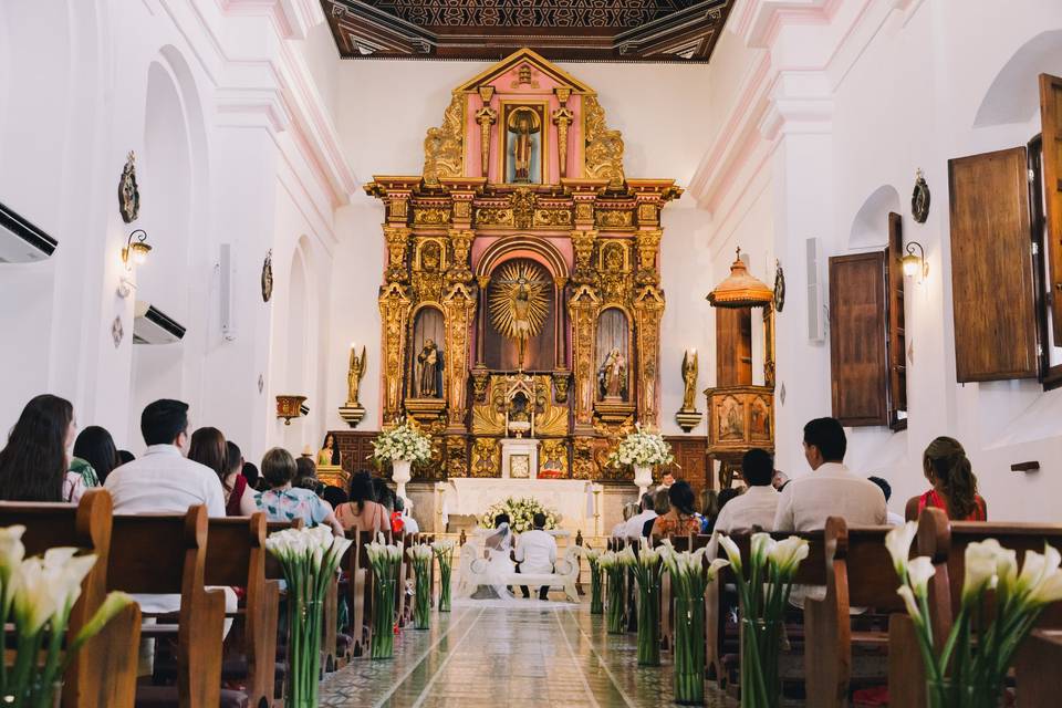 Ceremonia en la iglesia