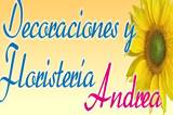 Decoraciones y floristería Andrea logo