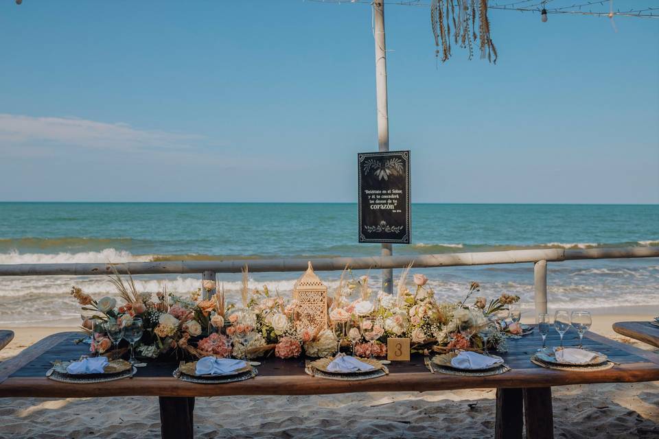 Montaje Boda Playa Genn