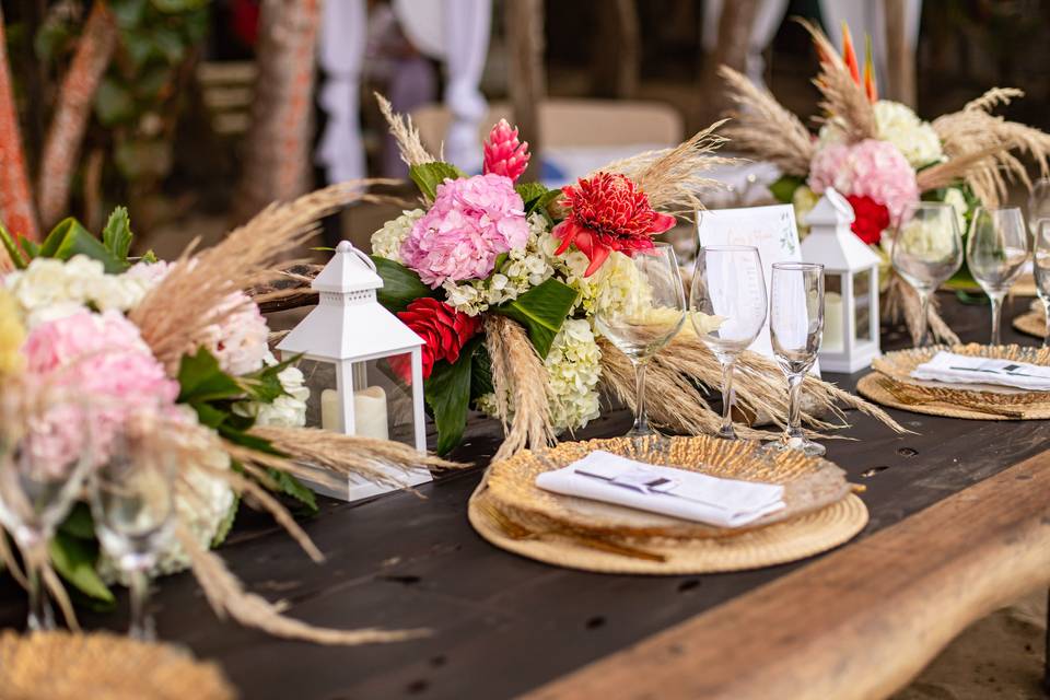 Altar de boda playa