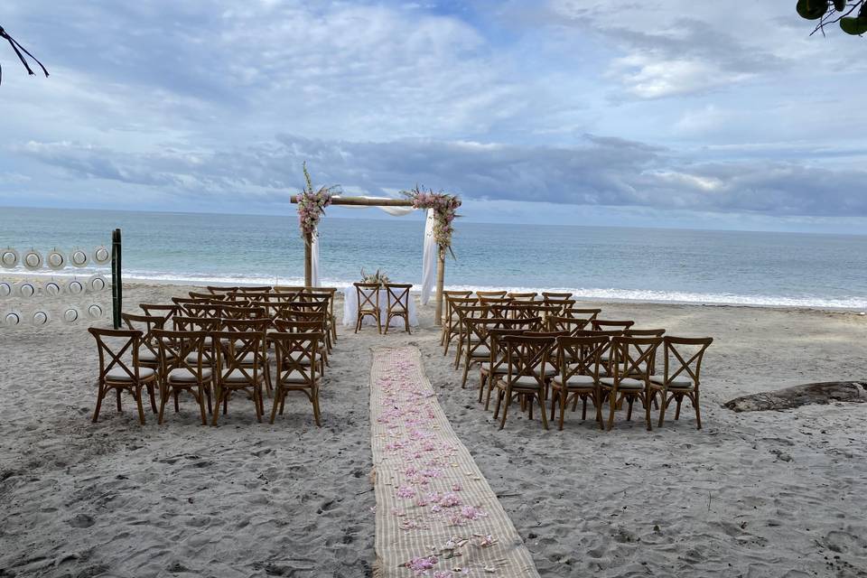 Boda en la playa