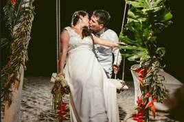 Altar de boda playa