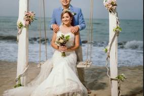 Altar de boda playa