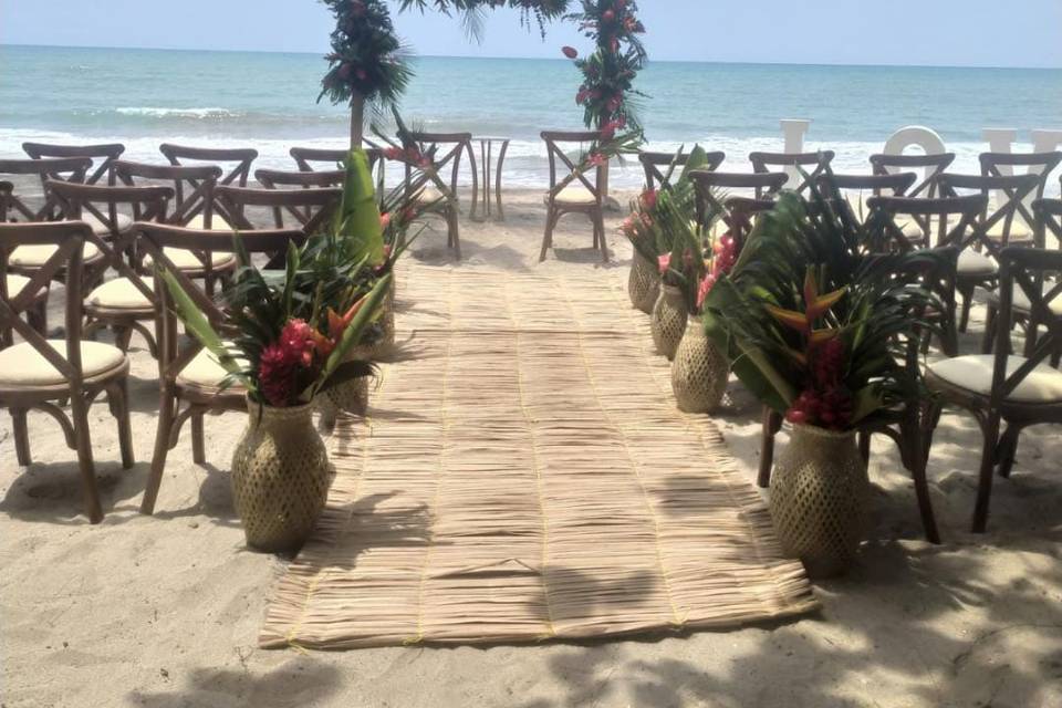 Boda en la playa