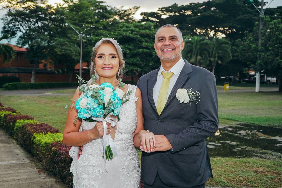 Pareja recién casados