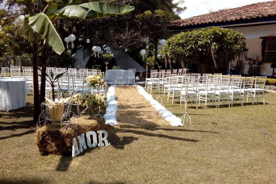 Ceremonia en el campo