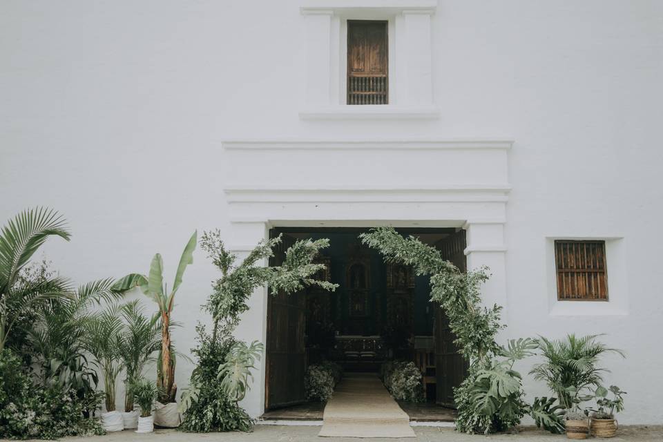 Entrada capilla Hacienda Fagua