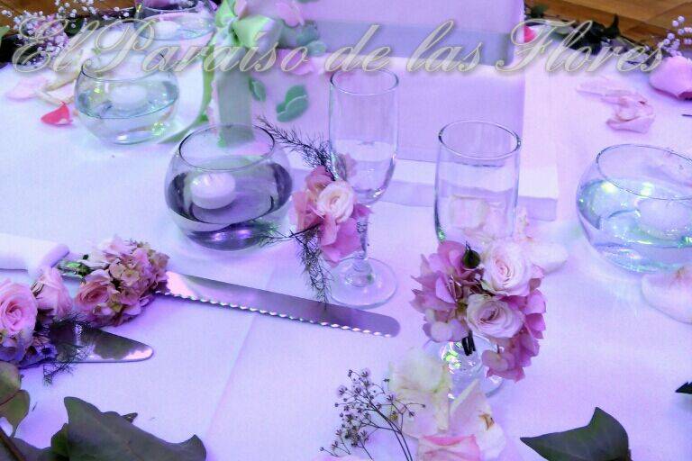 Mesa de torta boda