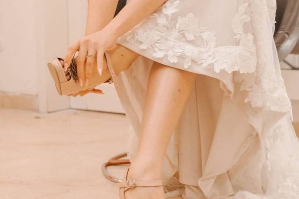 Nude 100% cuero