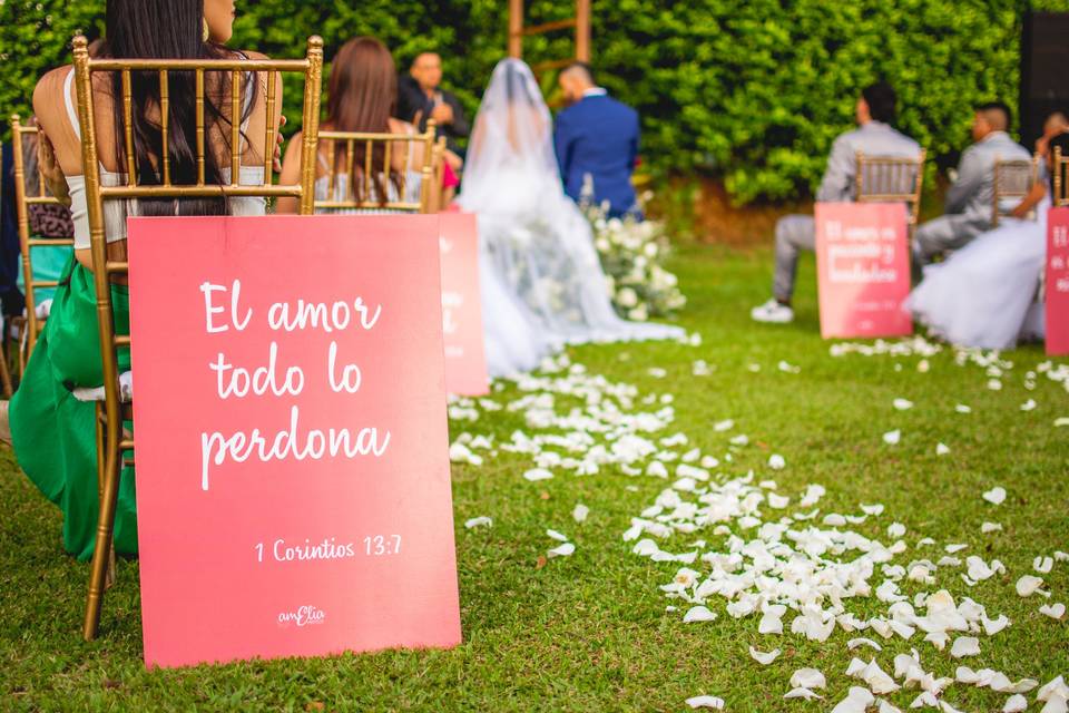 Diseño y decoración de boda