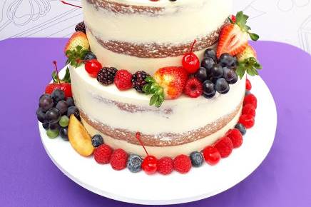 Naked cake frutas