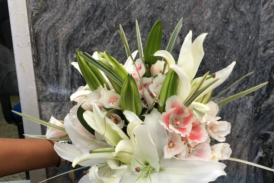 Bouquet hortensias