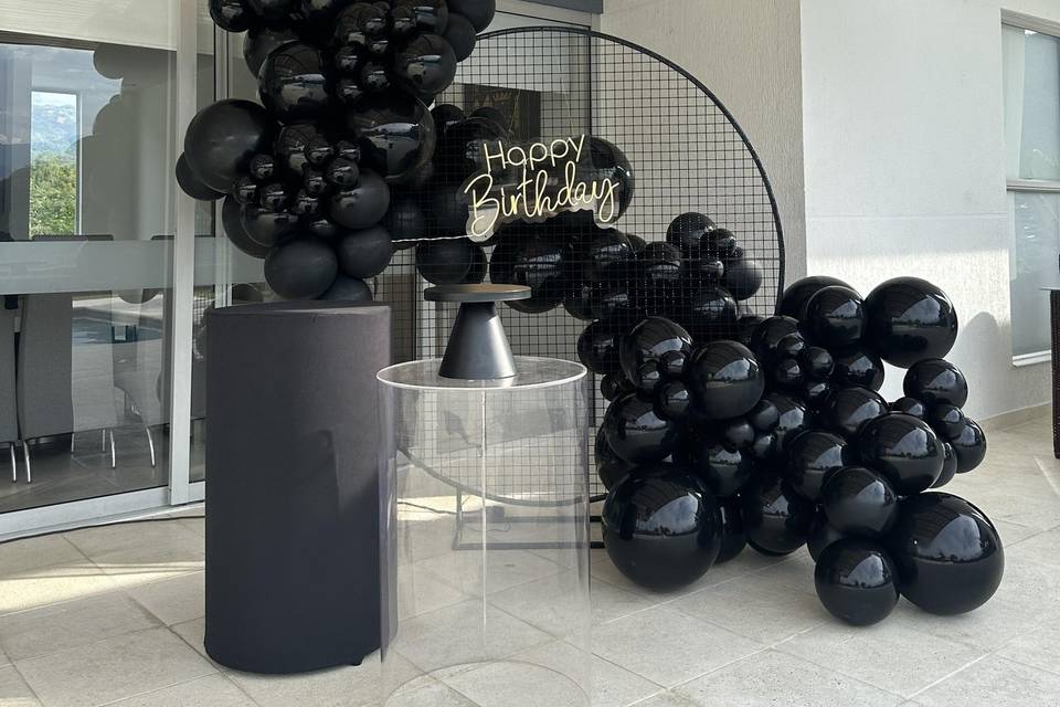 Decoración con globos