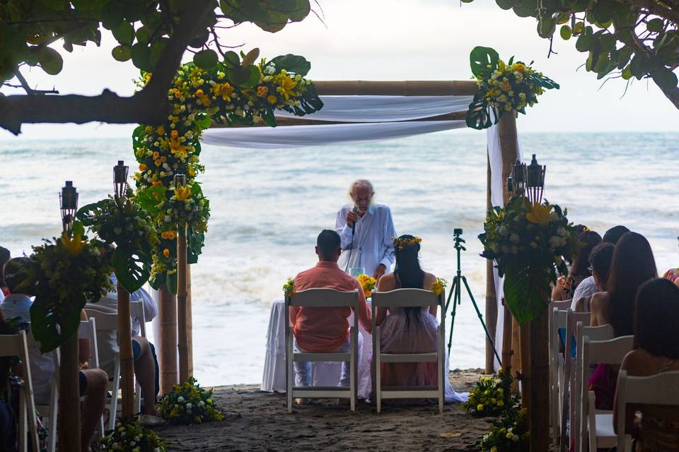 Bodas en la playa - palomino