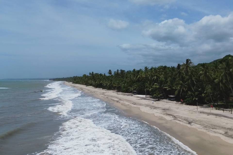 Playa dirección a Palomino