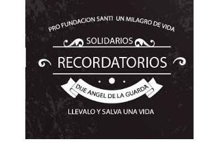 Recordatorio Solidario  dije Ángel de la Guarda logo