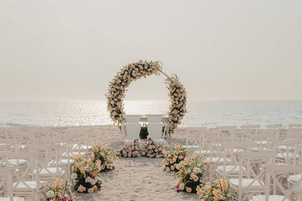 Boda en la playa