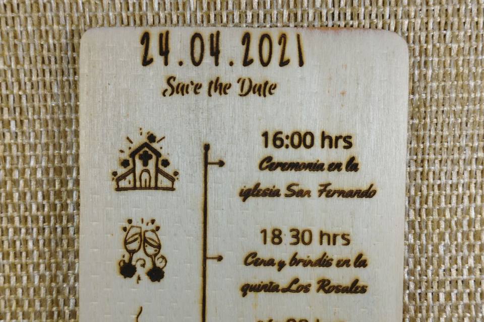 Madera Tarjeta compacta