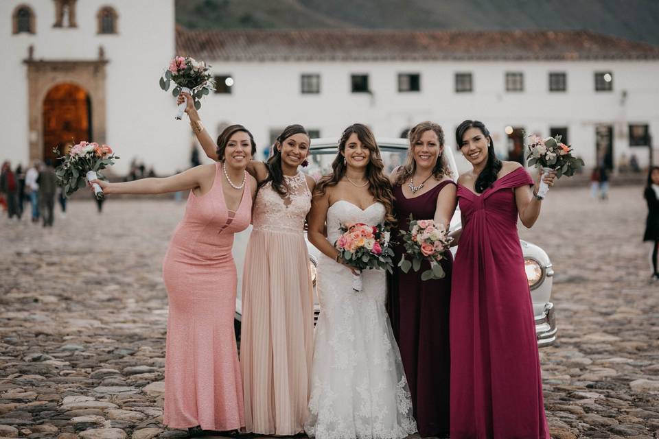 Con las damas