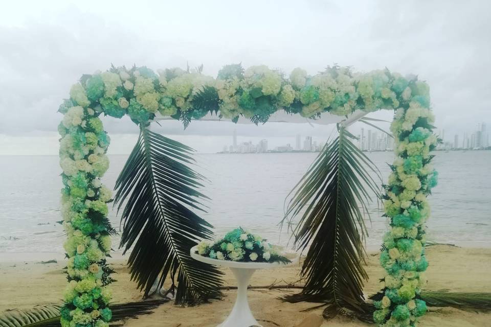 Decoraciones en la playa