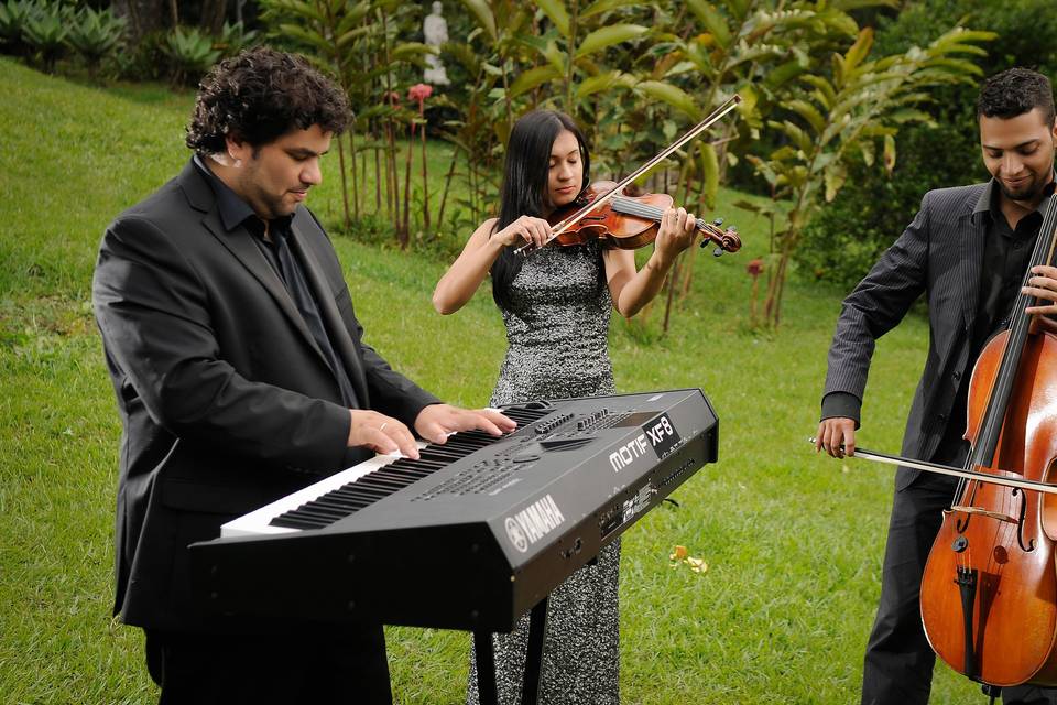 Con violín y chelo