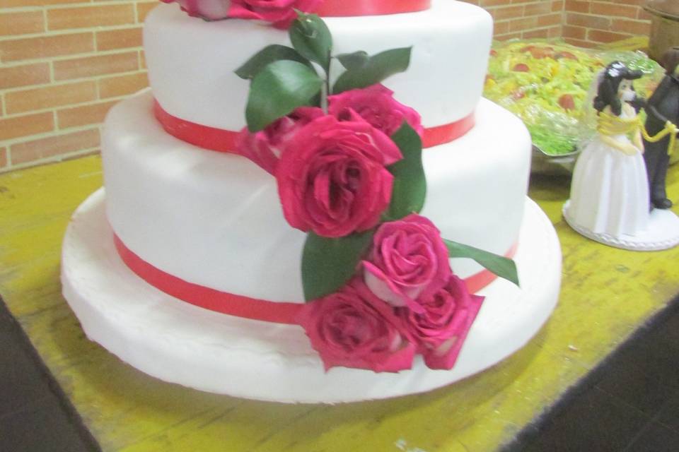 Pastillaje con flores