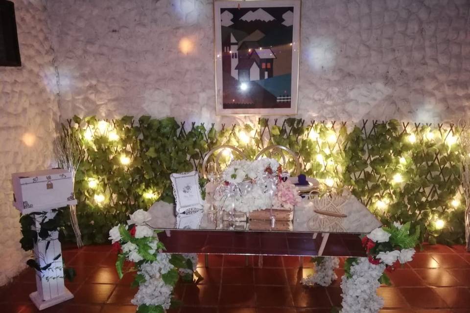 Mesa de novios