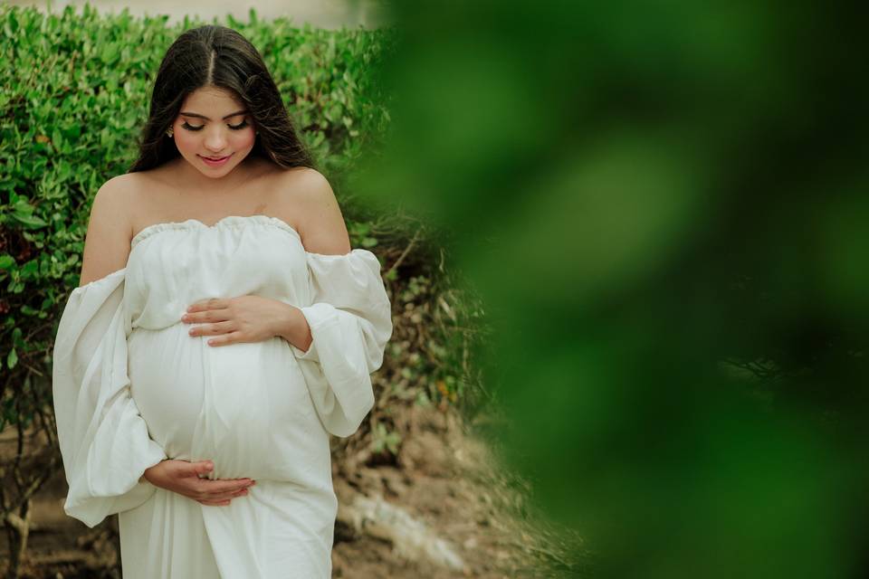 Foto estudio embarazo