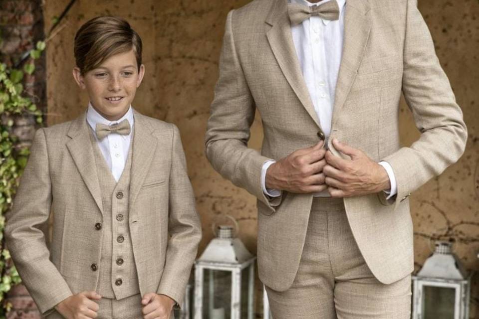 Groom Novio Lienen Ivory